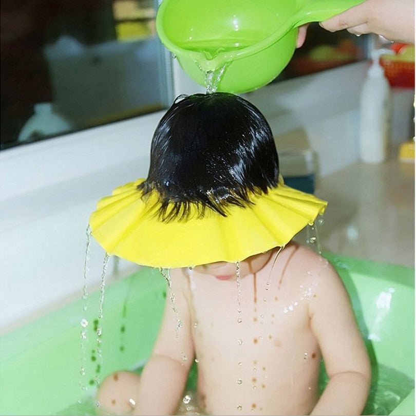 Visière chapeau pour douche bébé I ShampooCap™ - PouponMaternel